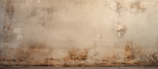 Vintage style cement grunge background with a solid plastered ceiling.