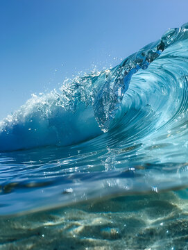 waves on a beach, summer themed images, tropical photos