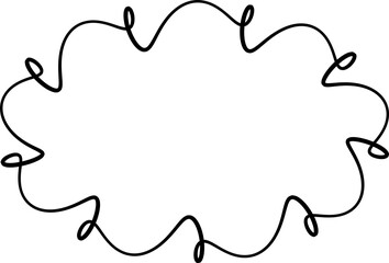 Swirly Fancy Vector Border