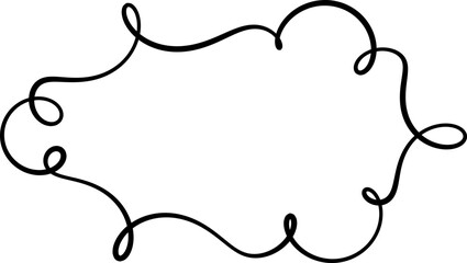 Swirly Fancy Vector Border