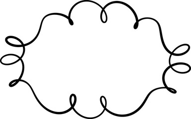 Swirly Fancy Vector Border