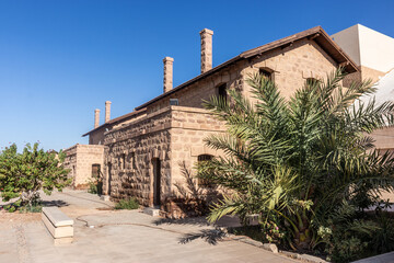 Former train station of Hijaz Railway in Tabuk, Saudi Arabia