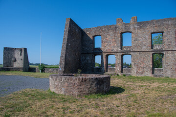 The Ulmen castle ruins in the Eifel