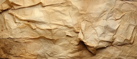 Crumpled paper with an aged look