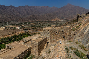 Ancient Thee Ain ( Dhi Ayn) village, Saudi Arabia