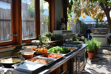 A clean vibrant DIY solar cooker workshop