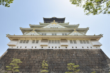 Obraz premium 大阪城の天守閣