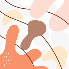 Hand draw colored background Vector