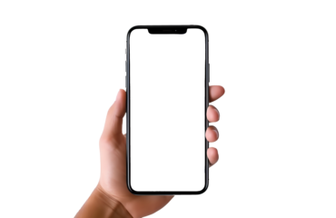 Smartphone in Hand with Clipping Path Isolated.

Isolated hand showcasing a smartphone with a clipping path, perfect for advertising, app design, and tech demonstrations. transparent screen copy space