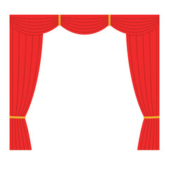 Theater Curtain Vector