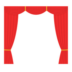 Theater Curtain Vector