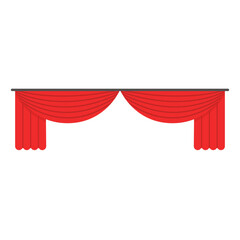 Theater Curtain Vector