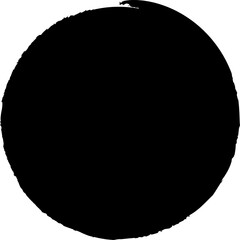 Circle brush for stamp, ink and paintbrush design