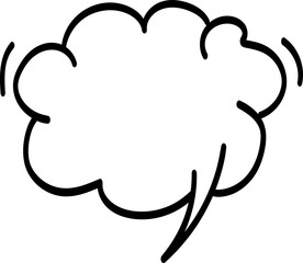 만화 대화 말풍선 일러스트