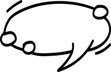 만화 대화 말풍선 일러스트