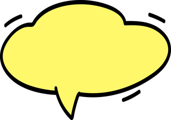 만화 대화 말풍선 일러스트