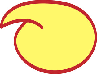 만화 대화 말풍선 일러스트