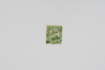 Green Vintage Stamp