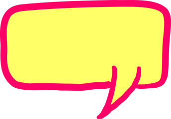 만화 대화 말풍선 일러스트