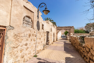 Alley in Farasan town on Farasan island, Saudi Arabia