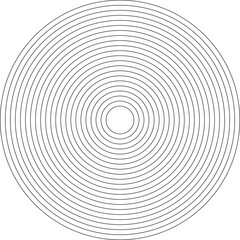 Concentric circle elements. Design geometric