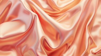 peach color fabric background generative ai