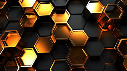 Abstract Honeycomb Pattern with Metallic Glow.

Stylish hexagonal honeycomb pattern with a metallic shimmer perfect for backgrounds, tech-themed designs, and futuristic concepts.