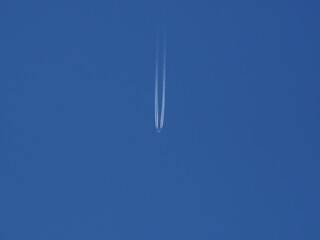 Jet blue sky