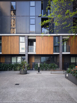 Modern apartment complex