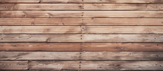 Vintage-style Natural-Colored Wooden Texture Background Surface Presented Through Wooden Terrace