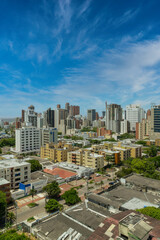 Fototapeta premium Barranquilla, Atlantico, Colombia. June 12, 2019: Beautiful view of a beautiful sunny day in the city