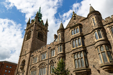 Fototapeta premium Assembly Buildings Conference Centre and Presbyterian Church in Belfast city center, Northern Ireland, UK