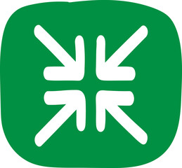 손으로 그린 화살표 아이콘 픽토그램