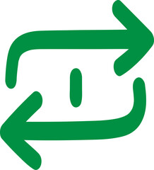 손으로 그린 화살표 아이콘 픽토그램