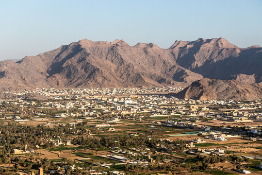 Aerial view of Najran, Saudi Arabia