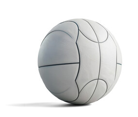 Standard Volleyball Ball on Transparent