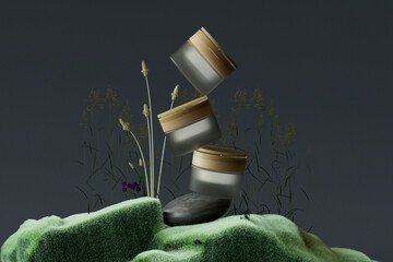 natural cosmetics still life