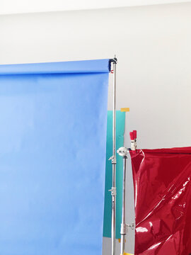 Behind the scenes style photo of creative photography studio