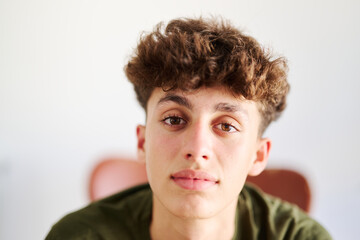 Watery eyes portrait