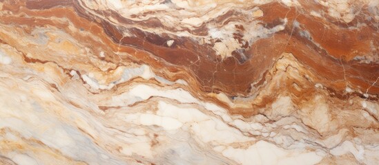 Abstract marble texture in white and brown colors for various design uses.