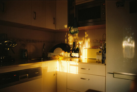 Sunset in the kitchen