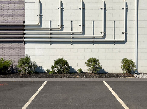 Wall texture background with Network of Pipes