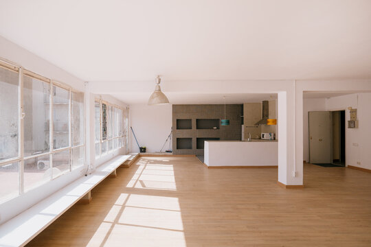 Empty apartment before living