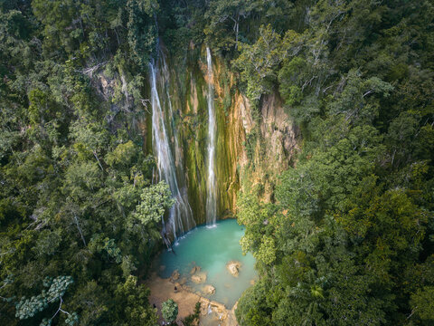 El Lim&Atilde;&sup3;n Waterfall, Dominican Republic.