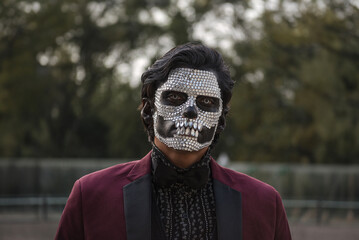 Crystal Skeleton Themed  Shoot