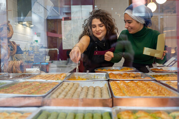 Employees Packing Baklava at Small Business
