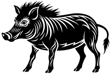 Fototapeta premium warthog vector illustration