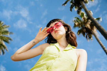 Summer vacation colorful outfit