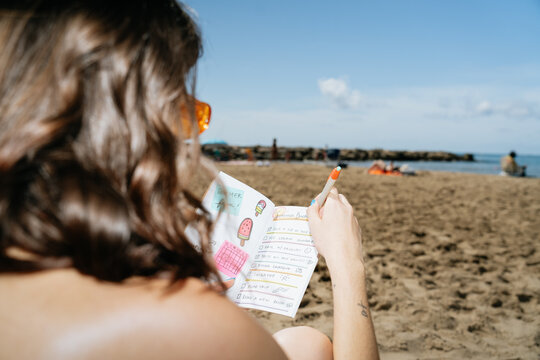 Checking off her bucketlist