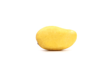 yellow mango isolated on white